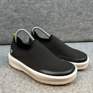 OOFOS Oomge Black Slip On Recovery Walking Shoes Comfort Women's size 9